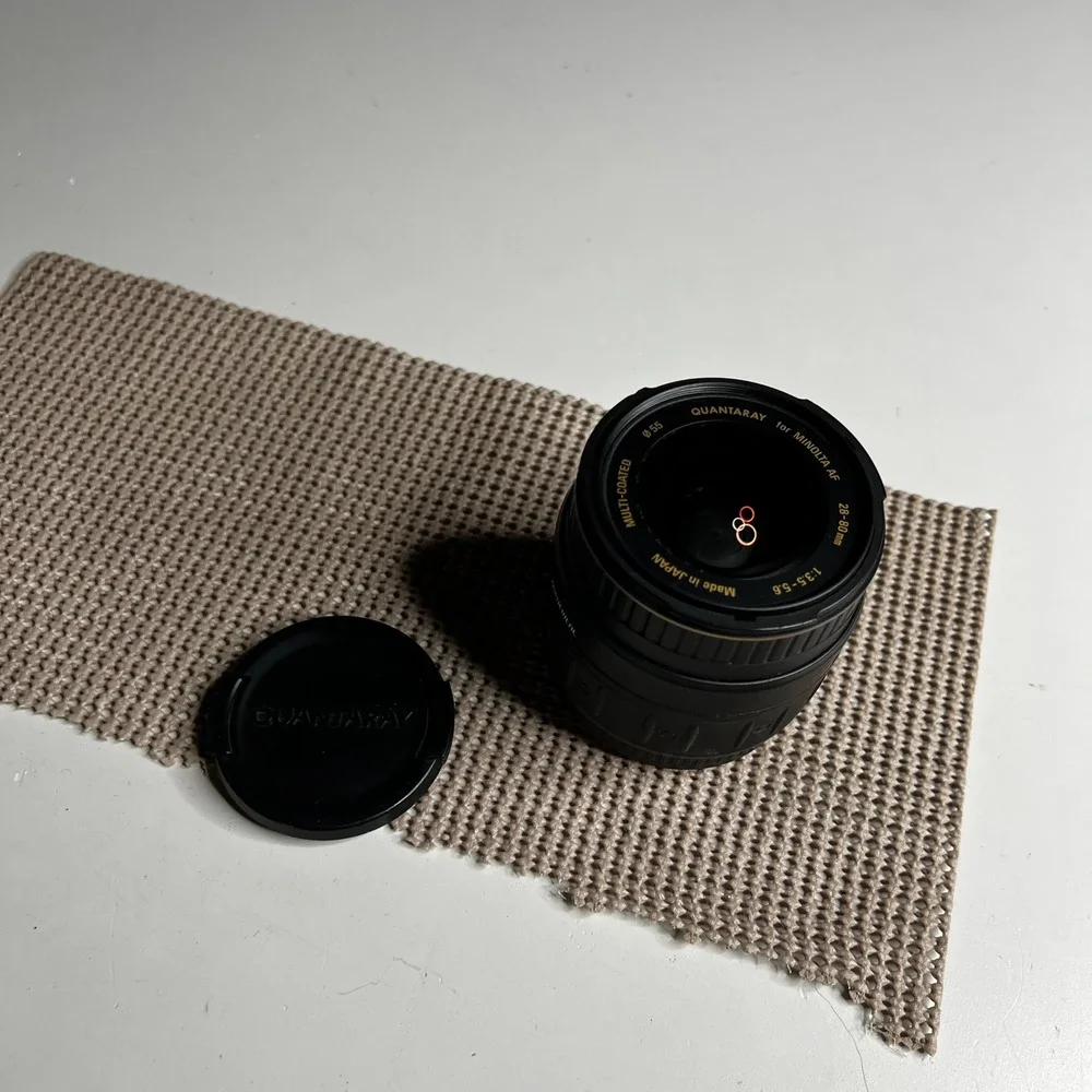 Quantaray for Minolta AF 28-80mm f3.5-5.6 Aspherical Zoom Lens 55mm Japan